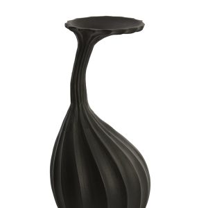 Light & Living vaas NYOKO – Ø19x38cm – zwart Light & Living vaas NYOKO – Ø19x38cm – zwart