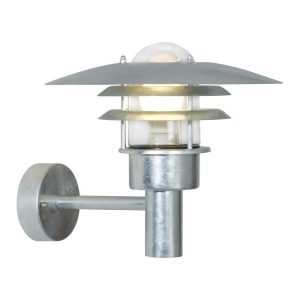 Nordlux Lønstrup Wandlamp Buiten | Ø32cm | E27 | IP44 | Verzinkt | Sea Nordlux Lønstrup Wandlamp Buiten | Ø32cm | E27 | IP44 | Verzinkt | Sea