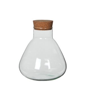 Mica Decorations Emily Voorraadpot – H25 x Ø23 cm – Gerecycled Glas – Mica Decorations Emily Voorraadpot – H25 x Ø23 cm – Gerecycled Glas –