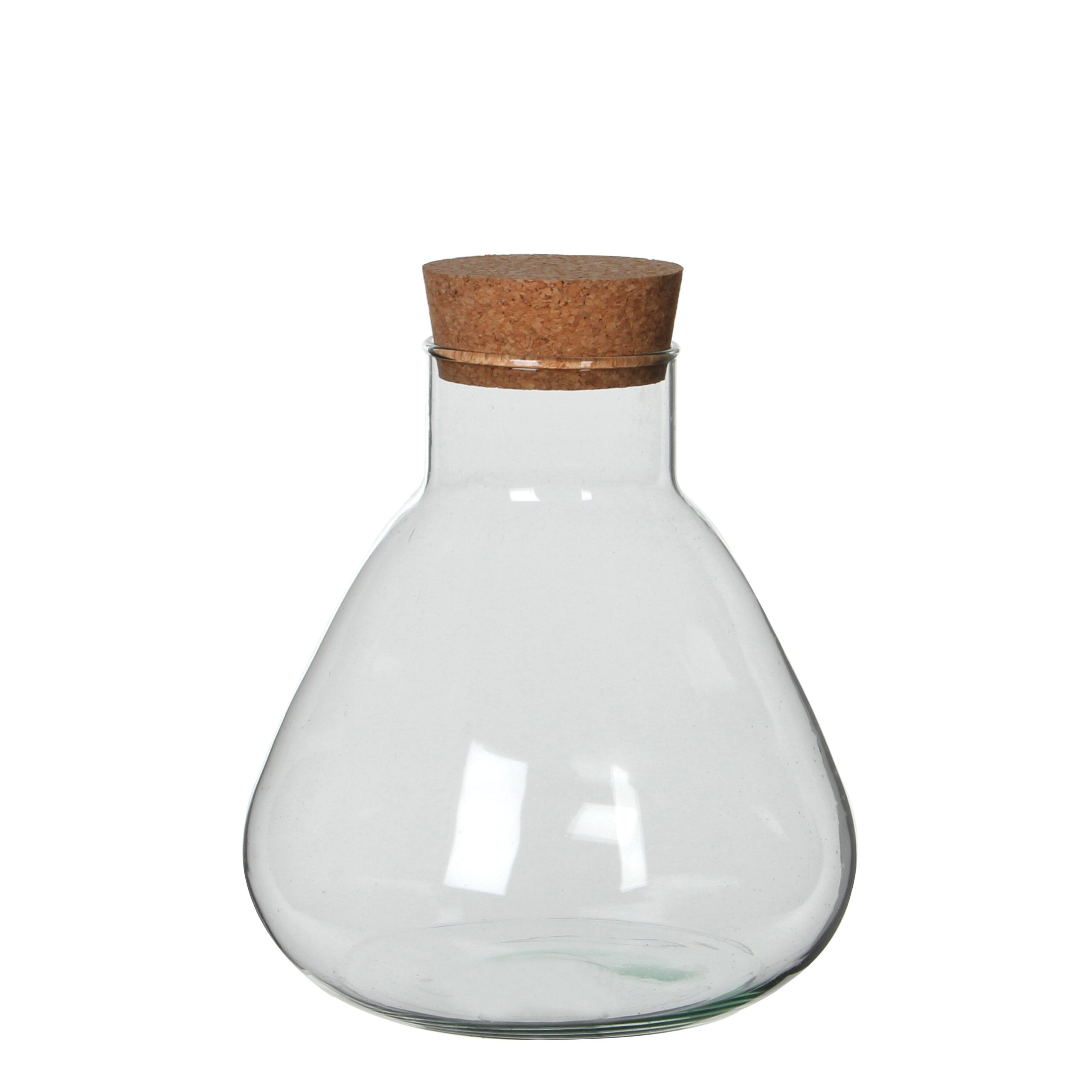 Mica Decorations Emily Voorraadpot - H25 x Ø23 cm - Gerecycled Glas -