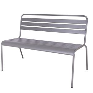 MaximaVida metalen tuinbank Max 120 cm muisgrijs MaximaVida metalen tuinbank Max 120 cm muisgrijs
