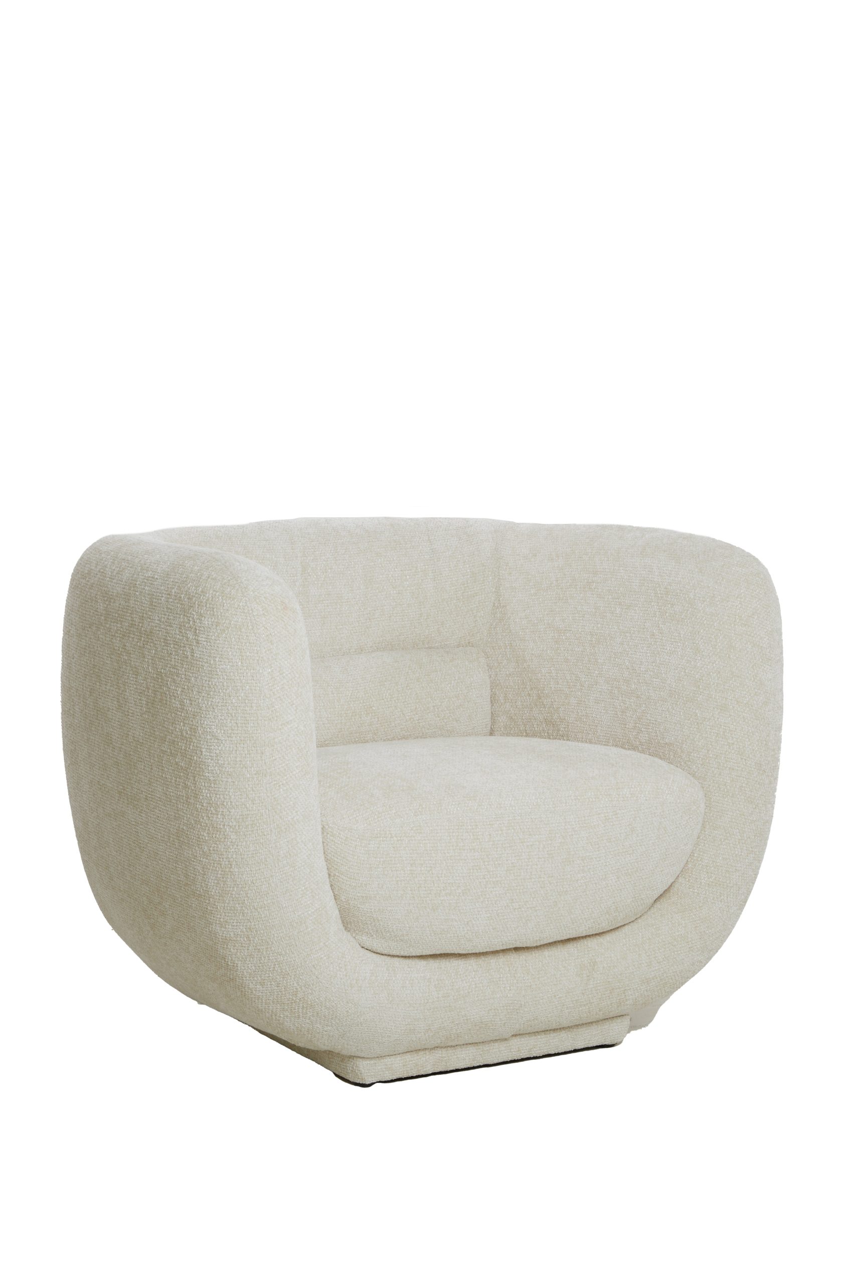 Light & Living stoel KIALY - 105x85x81cm - wit