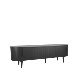 LABEL51 Tv-meubel Oliva – Zwart Eikenhout – 180x47x55cm LABEL51 Tv-meubel Oliva – Zwart Eikenhout – 180x47x55cm