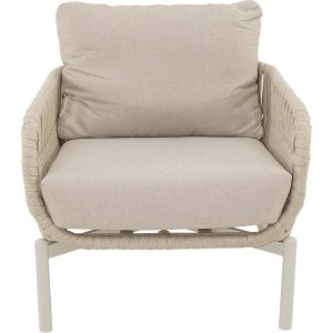 Lesli Living bistrostoel Burgos – beige – 80x84x66,5cm – set van 2