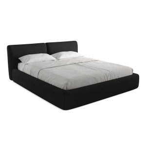 LaMiaSofa Bed met opbergruimte Milano – chenille stof – zwart – 200×22 LaMiaSofa Bed met opbergruimte Milano – chenille stof – zwart – 200×22