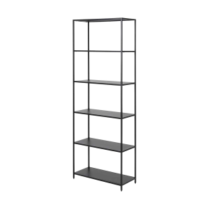 Lisomme Roy Hoge Open Kast van Metaal – B 69,5 cm – Zwart Lisomme Roy Hoge Open Kast van Metaal – B 69,5 cm – Zwart