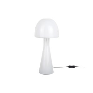 Leitmotiv tafellamp Bombin – wit – 20x20x45cm – Paddenstoellamp Leitmotiv tafellamp Bombin – wit – 20x20x45cm – Paddenstoellamp