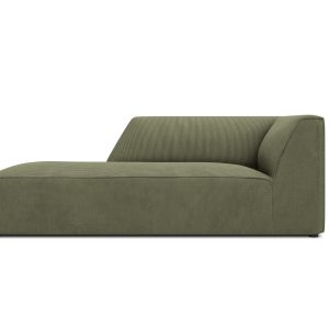Micadoni linker meridiaan Ruby ribfluwelen, groente – 180x93x69cm