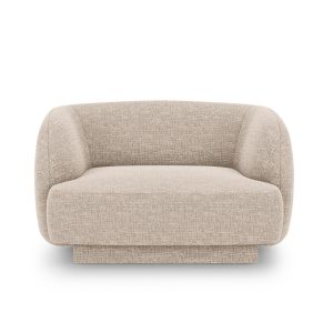 Micadoni Fauteuil Miley structurele stof beige – 90x103x70cm Micadoni Fauteuil Miley structurele stof beige – 90x103x70cm