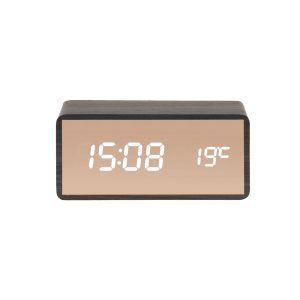 Karlsson wekker Mirror – zwart – 4.5x15x4.5cm – Vaderdag – Vaderdagcad Karlsson wekker Mirror – zwart – 4.5x15x4.5cm – Vaderdag – Vaderdagcad