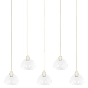 Light & Living hanglamp BISHO – wit – 104x19x14cm Light & Living hanglamp BISHO – wit – 104x19x14cm