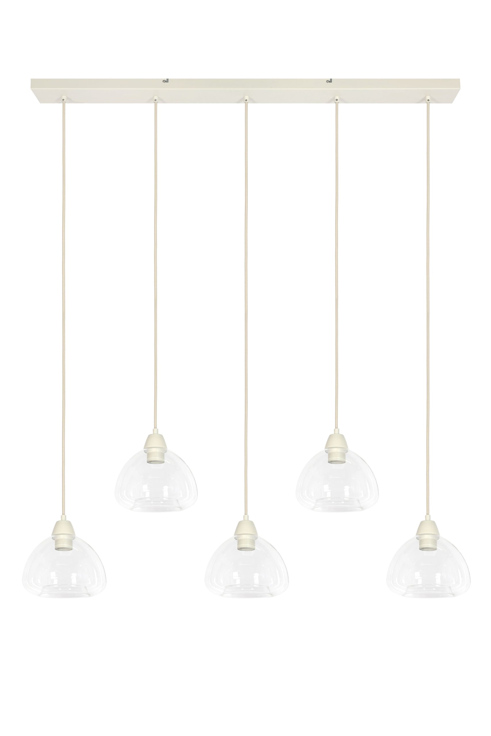 Light & Living hanglamp BISHO - wit - 104x19x14cm