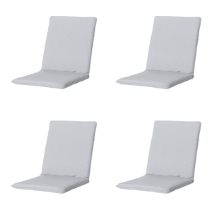 Madison stapelstoelkussen Panama – lichtgrijs – 97x49x5cm – set van 4 Madison stapelstoelkussen Panama – lichtgrijs – 97x49x5cm – set van 4