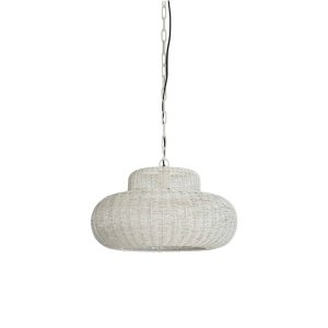 Light & Living hanglamp Piedra – wit – Ø47cm Light & Living hanglamp Piedra – wit – Ø47cm