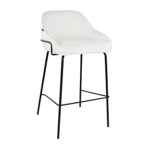 Kick barkruk Sepp – Bouclé – Wit Kick barkruk Sepp – Bouclé – Wit