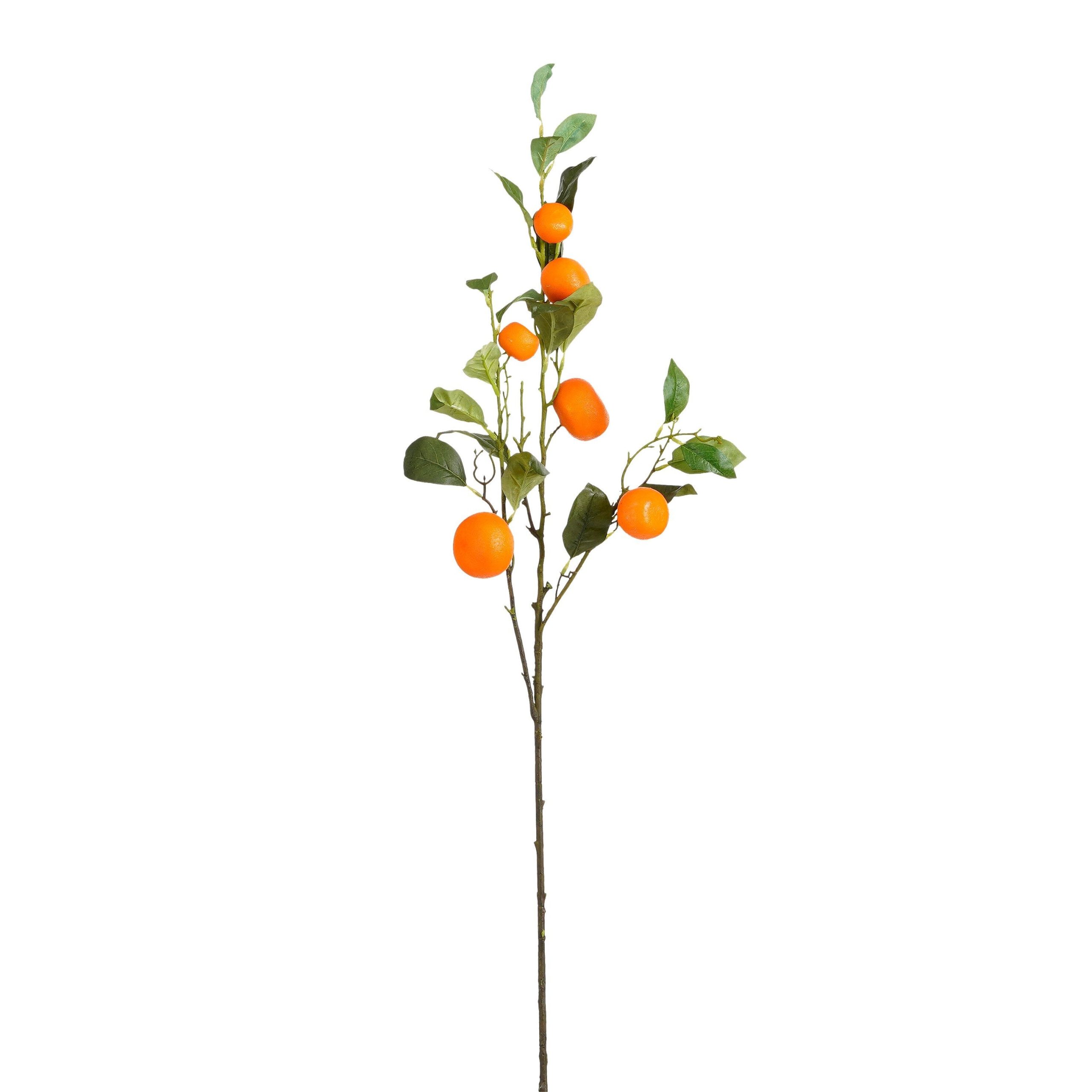 Mica Decorations Tangerine Kunsttak - H104 cm - Oranje