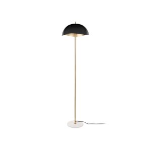 Leitmotiv vloerlamp Waved – zwart – Ø40cm Leitmotiv vloerlamp Waved – zwart – Ø40cm