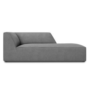 Micadoni rechter chaise longue Ruby structurele stof, grijs – 180x93x6 Micadoni rechter chaise longue Ruby structurele stof, grijs – 180x93x6