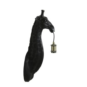 Light & Living wandlamp Giraffe – zwart – 20.5x19x61cm Light & Living wandlamp Giraffe – zwart – 20.5x19x61cm