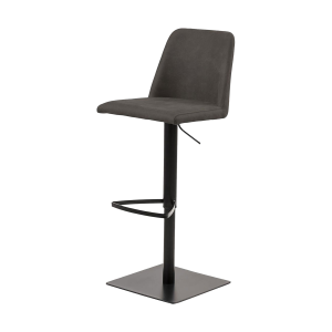 Lisomme Edwin barkruk kunstleer donkergrijs – 75 cm Lisomme Edwin barkruk kunstleer donkergrijs – 75 cm