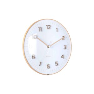Karlsson wandklok Esencia Dome – wit – Ø30cm Karlsson wandklok Esencia Dome – wit – Ø30cm