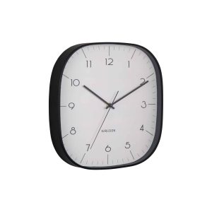 Karlsson wandklok Grato Cuadrado – zwart – 4.3x29x29cm