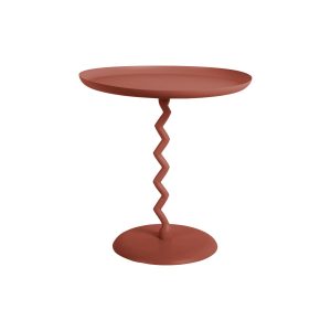 Leitmotiv bijzettafel Zig Zag – rood – Ø40cm Leitmotiv bijzettafel Zig Zag – rood – Ø40cm