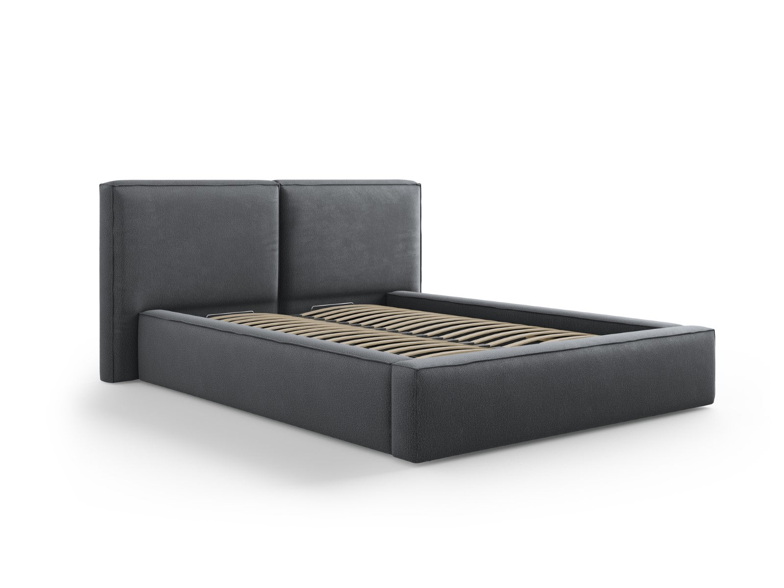 Micadoni Opbergbed met hoofdeinde Jodie 140x200cm, structurele stof, d