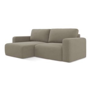 LaMiaSofa hoekbank links Ostia – textuurstof – donkerbeige – 244x149x7 LaMiaSofa hoekbank links Ostia – textuurstof – donkerbeige – 244x149x7