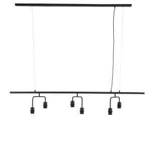 Light & Living hanglamp EDISA – zwart – 160x50x25cm Light & Living hanglamp EDISA – zwart – 160x50x25cm
