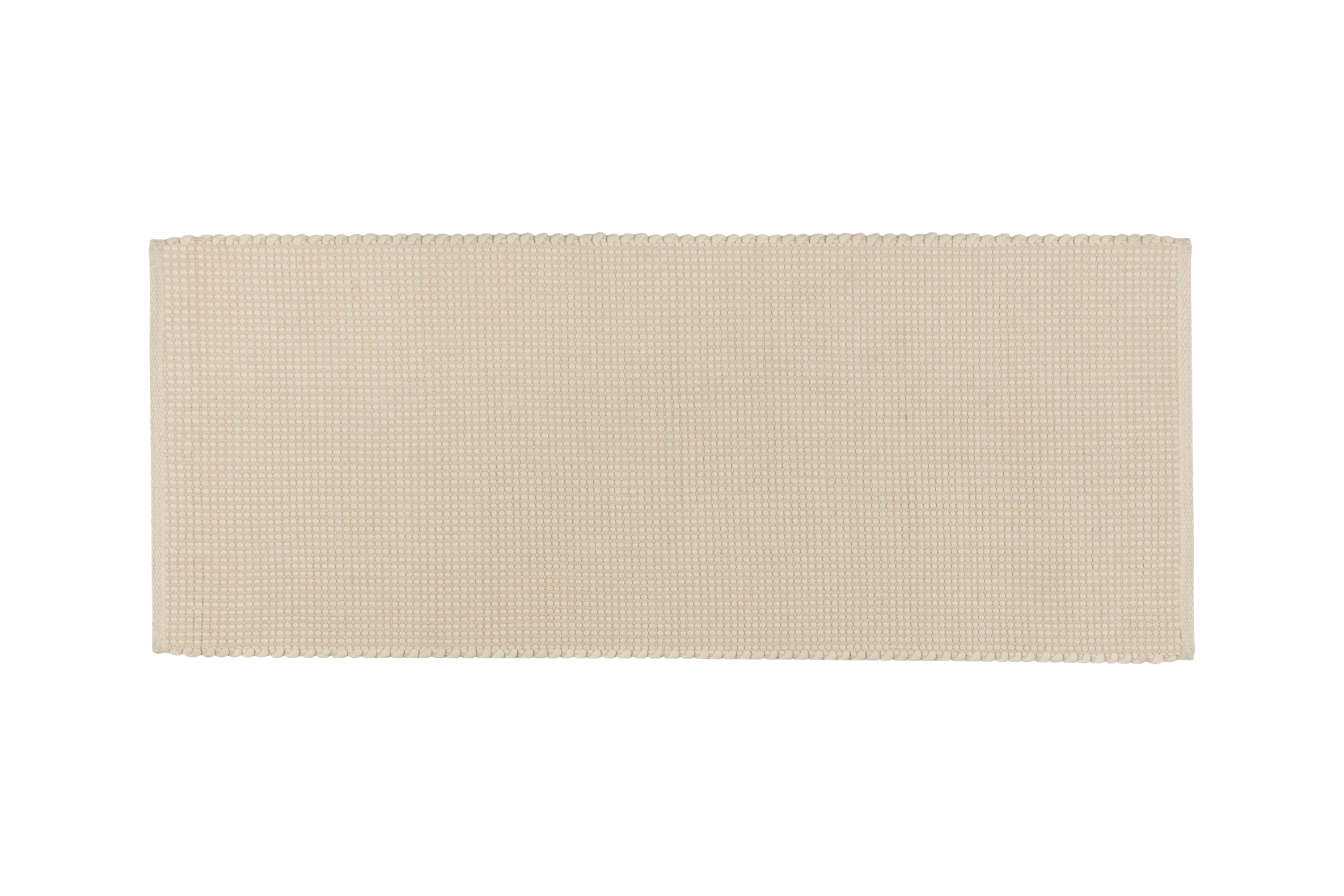 noo.ma handgeweven vloerkleed Natural Beige - Nieuw-Zeelandse wol, laa