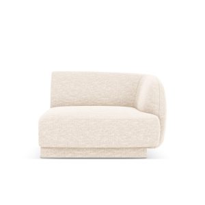 Micadoni rechter module Miley chenille lichtbeige – 90x90x70cm