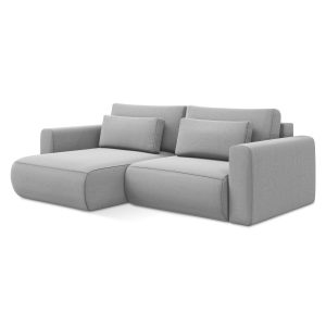 LaMiaSofa hoekbank links Perugia – velours – grijs – 240x149x82 LaMiaSofa hoekbank links Perugia – velours – grijs – 240x149x82