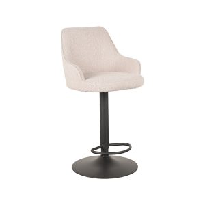 LABEL51 Barkruk Fender – Naturel Bouclé – Zithoogte 64–84cm LABEL51 Barkruk Fender – Naturel Bouclé – Zithoogte 64–84cm
