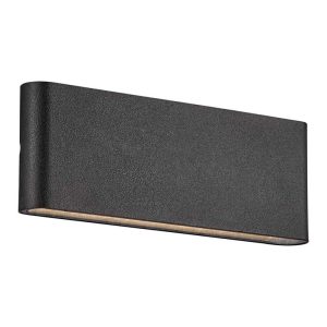 Nordlux Kinver Wandlamp Buiten L – 2-lichts LED – 3000K – IP54 – Zwart Nordlux Kinver Wandlamp Buiten L – 2-lichts LED – 3000K – IP54 – Zwart