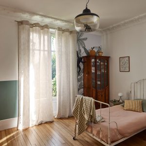 Madura Veiling Neapoli gevlekt beige 145×350 cm