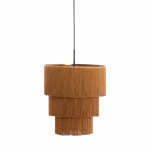 Light & Living hanglamp Malaika – bruin – Ø45cm Light & Living hanglamp Malaika – bruin – Ø45cm