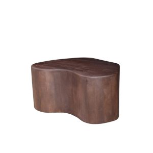 LABEL51 Salontafel Savi – Donkerbruin Mangohout – 80x70x34cm LABEL51 Salontafel Savi – Donkerbruin Mangohout – 80x70x34cm