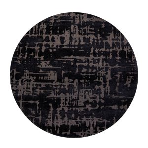 Ecorugs vloerkleed Black Water – zwart – 140x140cm Ecorugs vloerkleed Black Water – zwart – 140x140cm