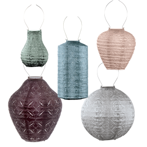 Lumiz solar lampion – cimbrone set – 5 stuks Lumiz solar lampion – cimbrone set – 5 stuks