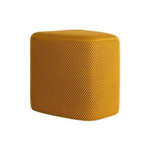 Leitmotiv poef Retro Mesh – geel – 36x36x36cm Leitmotiv poef Retro Mesh – geel – 36x36x36cm