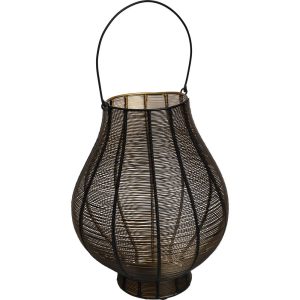 Lesli Living lantaarn Livia – zwart – Ø34x45cm Lesli Living lantaarn Livia – zwart – Ø34x45cm