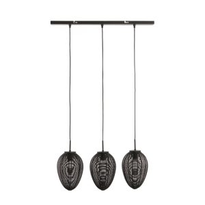 Light & Living hanglamp Yaelle – zwart – 80x20x33cm Light & Living hanglamp Yaelle – zwart – 80x20x33cm