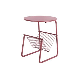 Leitmotiv bijzettafel Riqueza Revista – rood – Ø40cm Leitmotiv bijzettafel Riqueza Revista – rood – Ø40cm