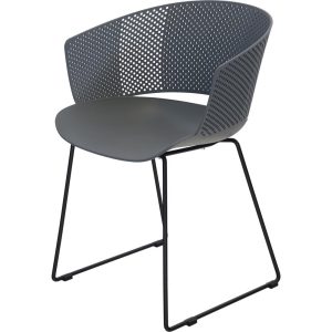 Lesli Living bistrostoel Orly – grijs – 58,5×45,5∕53x79cm – set van 4 Lesli Living bistrostoel Orly – grijs – 58,5×45,5∕53x79cm – set van 4