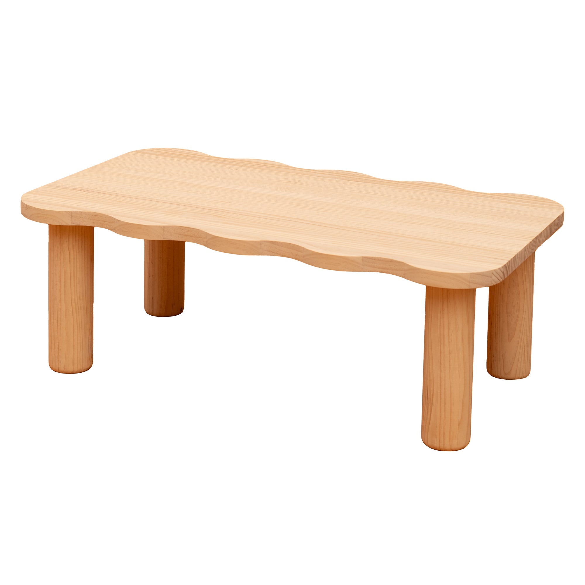 Naan Furniture Salontafel Palamos - Natuurlijk gelakt massief grenen -