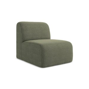 LaMiaSofa Bankmodule midden Cervo – bouclé – olijf – 70x94x75