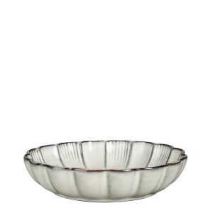 Mica Decorations Corfu Schaal – H5 x Ø19 cm – Keramiek – Grijs Mica Decorations Corfu Schaal – H5 x Ø19 cm – Keramiek – Grijs