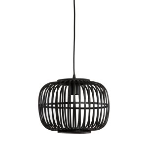 Luqaza hanglamp Sassa – zwart – Ø34cm Luqaza hanglamp Sassa – zwart – Ø34cm