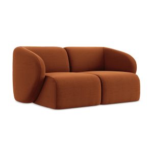 LaMiaSofa Tweezits modulaire bank Cervo – velours – terracotta – 174×9
